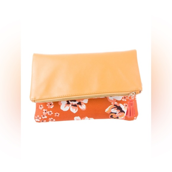 Rachel Pally Reversible Blossom Orange Clutch Bag - Picture 6 of 8